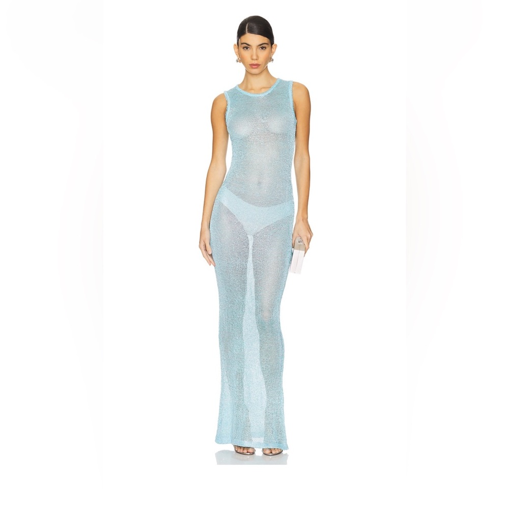 Alix Maxi Dress in blue